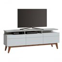 Ver imagem 1 de Rack Classic +3g Branco Acetinado - Imcal Móveis