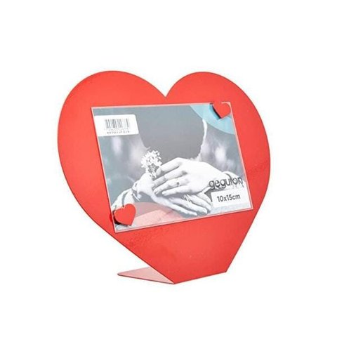 Porta-Retrato Coração Geguton Vermelho