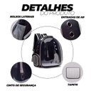 Ver imagem 2 de Mochila Transporte Pet Gato Cachorro Transparente Bolsa Astronauta 360 Graus Visao Panoramica Bolso 