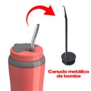 Ver imagem 3 de Copo Caneca Térmico Tererê Chimarrão Café Chá 650ml Unitermi Rosa
