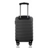 Mala de Viagem Bordo 10kg Expansiva Rígida Cadeado Tsa Rodas Duplas 360° Gladiador A3mb:grafite - 4