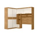 Ver imagem 3 de Guarda Roupa Casal Modulado Florença Freijo/off White Moval