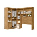 Ver imagem 4 de Guarda Roupa Casal Modulado Florença Freijo/off White Moval