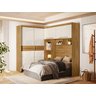 Guarda Roupa Casal Modulado Florença Freijo/off White Moval - 1