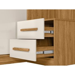 Guarda Roupa Casal Modulado Florença Freijo/off White Moval - 6
