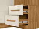 Ver imagem 6 de Guarda Roupa Casal Modulado Florença Freijo/Off White Moval