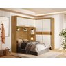 Guarda Roupa Casal Modulado Florença Freijo/off White Moval - 2