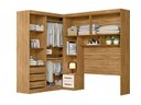 Ver imagem 4 de Guarda Roupa Casal Modulado Florença Freijo/Off White Moval