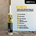 Ver imagem 2 de Silicone Fixa Tudo Uso Geral Cola Selante Adesivo Vedação e Colagem Unipega 280ml Branco