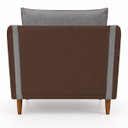Ver imagem 5 de Kit 2 Poltronas Aviv para Sala Escritório Recepção Linho Premium Easy Clean Corino Premium Luxo