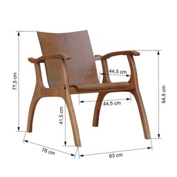 Poltrona Cancun - Amêndoa Amêndoa - 2