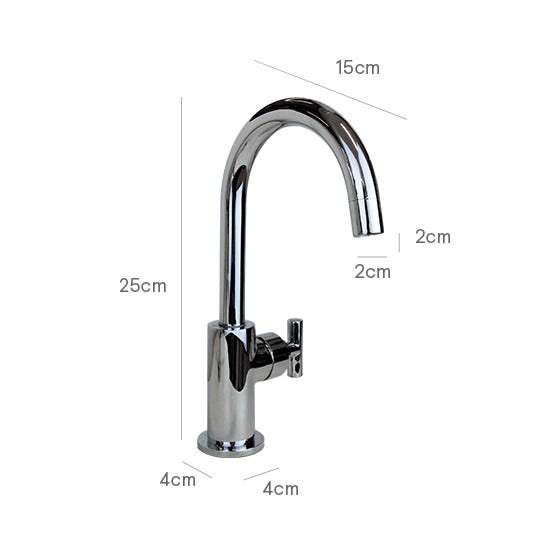 Torneira Tipo U Para Lavatório Água Fria - 2