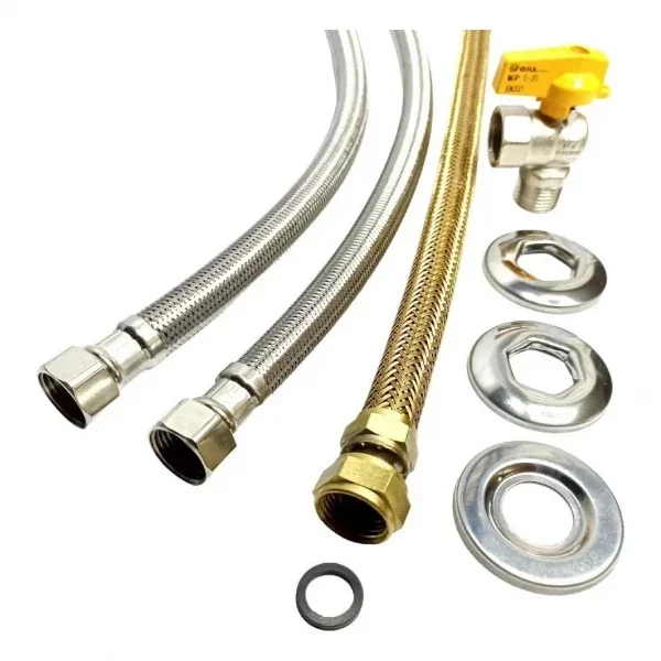 Kit Flexível 40cm P/ Aquecedores de Passagem - 1