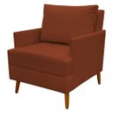 Ver mais imagens de Poltrona Decorativa para Sala Recepção Consultório Escritório Serena Suede