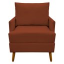 Ver imagem 7 de Poltrona Decorativa para Sala Recepção Consultório Escritório Serena Suede