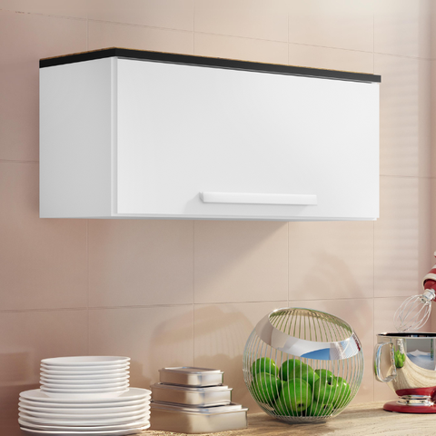 Armário de Cozinha 1 Porta Basculante 70cm Branco
