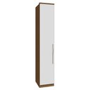 Ver imagem 1 de Guarda Roupa Modulado 01 Porta 43cm com 234cm Altura Setiba - Jequitibá/Branco