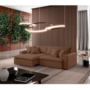 Sofá Zen Veludo 02 Módulos 100 Cm B25 Meu Sofá Online