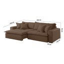 Ver imagem 5 de Sofá Zen Veludo 02 Módulos 100 Cm B25 Meu Sofá Online