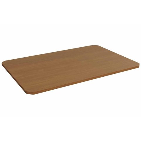 Tampo Mesa Sala de Jantar Madeirado Ta46 Crome S/ Vidro Retangular 136x90cm Canela - Kappesberg