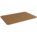 Ver imagem 1 de Tampo Mesa Sala de Jantar Madeirado Ta46 Crome S/ Vidro Retangular 136x90cm Canela - Kappesberg