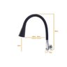 Torneira Flex Design Preta Flexível Bancada Cozinha - 2