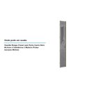 Ver imagem 2 de Porta Closet para Roupeiro de Canto Reto com Vidro Reflecta e Puxador Perfil Inox Luciane Móveis