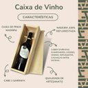 Ver imagem 3 de Caixa de Presente para Vinho de Madeira Pinus Presenteável