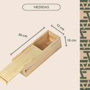 Ver imagem 4 de Caixa de Presente para Vinho de Madeira Pinus Presenteável