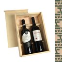 Ver imagem 2 de Caixa de Madeira para Vinho Presenteavel - Decoração - Caixa pra 2 Vinhos