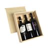 Caixa de Madeira para Vinhos 3 Garrafas Presenteavel - Decoração - Caixa pra Vinho - 1