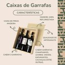 Ver imagem 3 de Caixa de Madeira para Vinhos 3 Garrafas Presenteavel - Decoração - Caixa pra Vinho