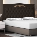 Ver imagem 2 de Cabeceira de Cama Box Madri Casal Queen 160 Cm Suede Marrom Ec Móveis