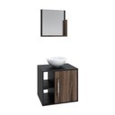 Ver imagem 2 de Conjunto Balcão C-cuba R30 e Espelheira Soft 500 Preto Ônix C-carvalho Dark Preto Ônix C-nogal