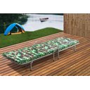 Ver imagem 1 de Cama Dobrável com Colchão Multifuncional para Camping Pesca Descanso