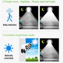 Ver imagem 4 de Luminária Solar Câmera 2 Unidades Dummy Falsa Sensor de Proximidade 77 Leds 3 Funções 30W