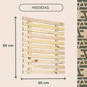 Ver imagem 5 de Painel Floreira Treliça Verical para Parede Madeira Pinus 50x50cm