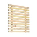 Ver imagem 2 de Painel Floreira Treliça Verical para Parede Madeira Pinus 50x50cm