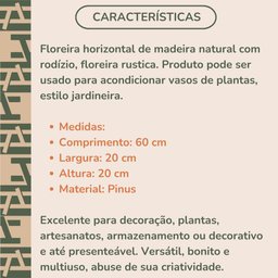 Floreira com Rodízio - 4
