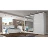 Guarda-Roupa Casal Flex 2 Portas 01 com Espelho Verona Plus 100% MDF - 2