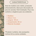 Ver imagem 4 de Deck para Jardim e Decoração com Rodízio 30cm