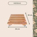 Ver imagem 3 de Deck para Jardim e Decoração com Rodízio 30cm