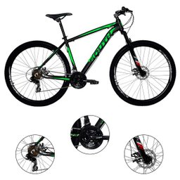 Bicicleta South Legend 21 Marchas Freios a Disco e Quadro de Alumínio - 2