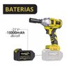 Chave de Impacto 21v 6 Soquetes 2 Baterias [titanium] - 5