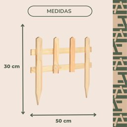 Cerca de Madeira para Jardim - 4