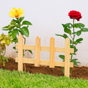 Ver imagem 1 de Cerca de Jardim Madeira Limitador e Dividor 50x30cm