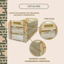 Ver imagem 4 de Caixote de Madeira Pinus para Decorar ou Armazenar Pequeno