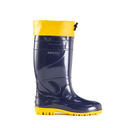 Ver imagem 4 de Bota de Pvc Cano Extra Longo com Polaina Preta/amarela Num. 38