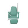 Poltrona para Coleta e Hemodiálise com Suporte de Soro Standard Verde Bebê - 2