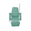 Ver imagem 2 de Poltrona para Coleta e Hemodiálise com Suporte de Soro Standard Verde Bebê